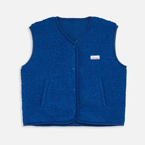 Kamizelka merino dla dorosłych - cobalt / Happymess