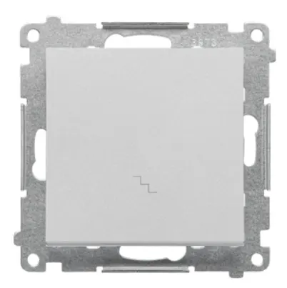 SIMON55 Łącznik schodowy, aluminium mat, 10AX