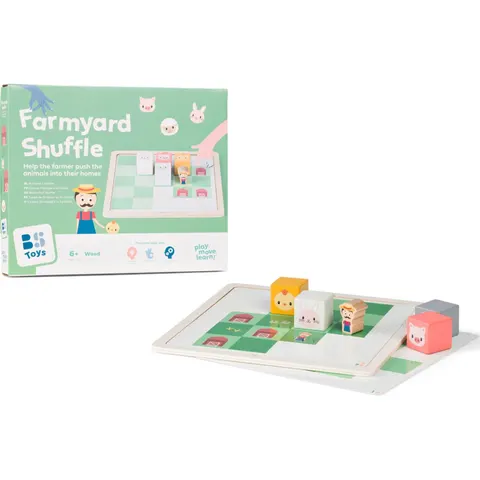 Gra logiczna Farmer i zagroda, 6+ / BS Toys