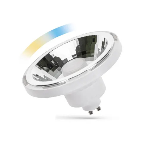 Żarówka LED AR111 GU10 SMD 230V 10W BIAŁY 30st CCT+DIM Wi-Fi/BT Spectrum SMART