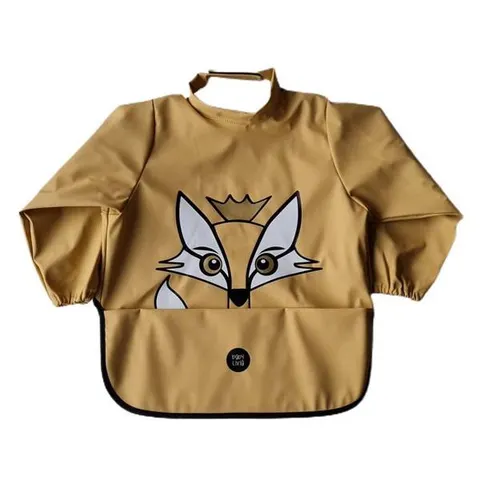 Śliniak z rękawkami Lisek - yellow / Baby Livia