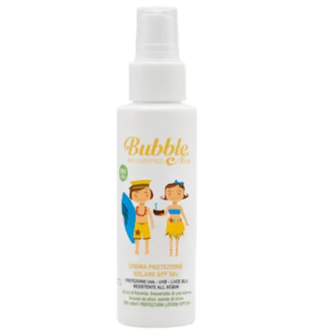Organiczny krem przeciwsłoneczny dla dzieci SPF50+ , 100 ml 0m+ / Bubble&Co