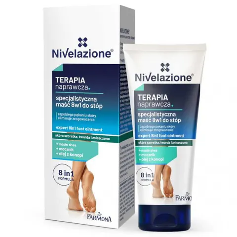 NIVELAZIONE Specjalistyczna maść do stóp 8w1 NAPRAWCZA, 50 ml