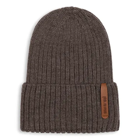 Czapka Beanie Merino TOFFEE / Pink no more