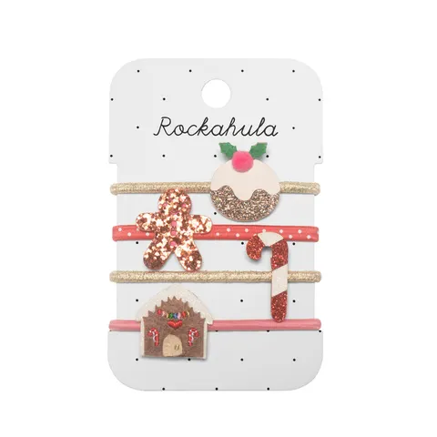 Gumki do włosów Gingerbread Christmas / Rockahula Kids