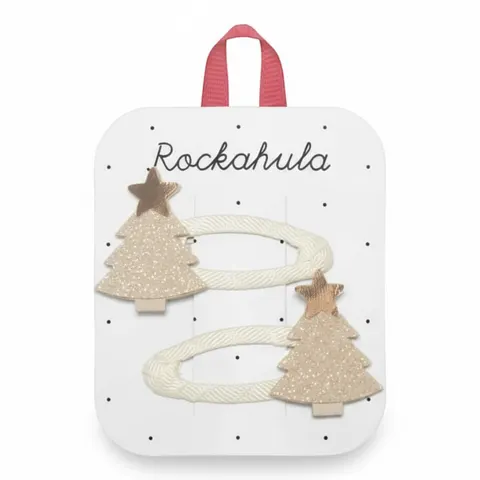 Spinki do włosów Golden Christmas Tree / Rockahula Kids