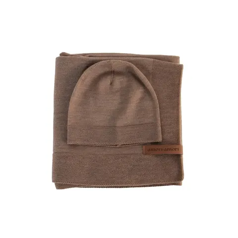 Zestaw merino Cozy - cynamonowy / amori