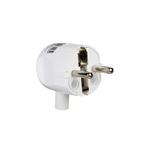 Wtyczka uni-schuko 16A W-50K, boczne wyprowadzenie przewodu, biała; W50K01, SCHNEIDER ELECTRIC