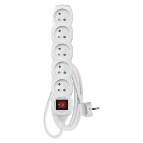 P1512 przedłużacz 5G z/u 2m, z wyłącznikiem