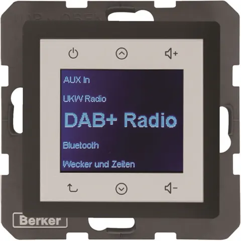 Q.x Radio Touch DAB+, Bluetooth antracyt aksamit