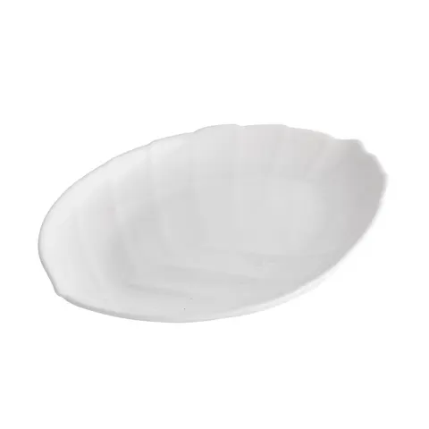 PÓŁMISEK LIŚĆ NOCTURN WHITE 19x14cm