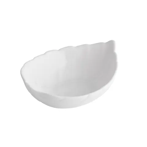 SALATERKA LIŚĆ NOCTURN WHITE 14x10,5cm