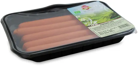 przecena PARÓWKI WIEPRZOWE BIO 320 g (5 sztuk) - WASĄG