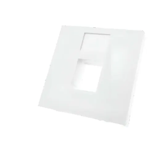 Adapter podwójny 45x45 płaski 2xRJ45