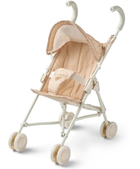 Elsie Wózek składany dla lalek Y/D Stripe Pale tuscany creme de la creme Liewood