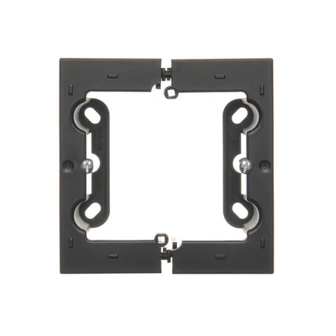SSIMON 54 Premium Puszka natynkowa pojedyncza składana, głębokość 40mm, 1szt.DSC = 2 elementy, czarna; DSC/49