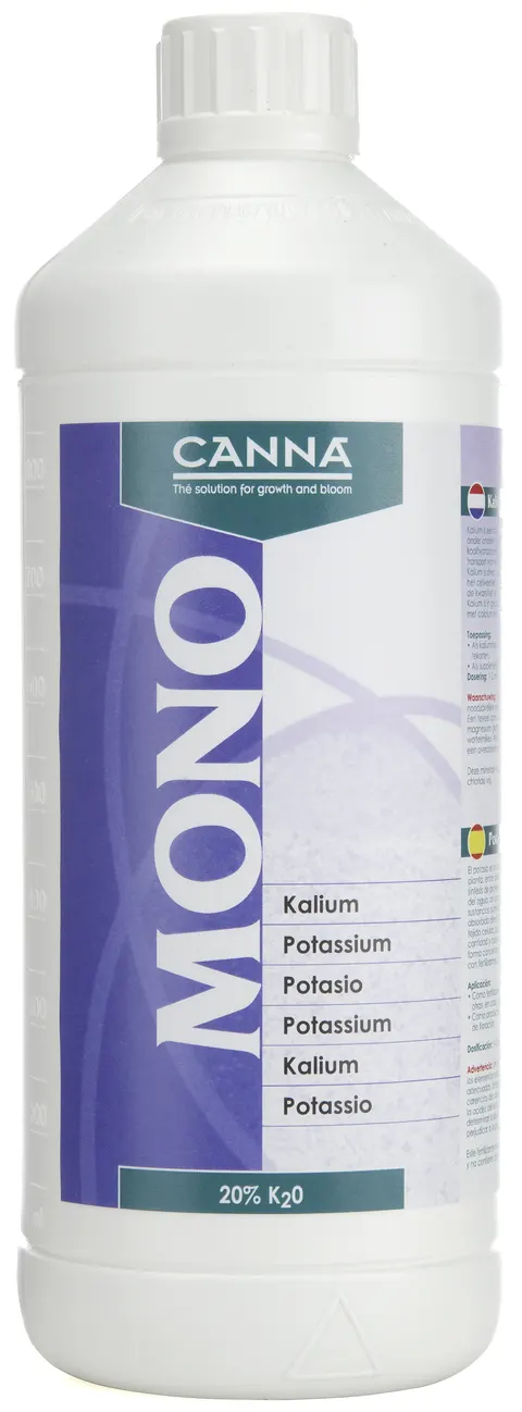 MONO K 16% 1L, POTAS W PŁYNIE, NAWÓZ DODATKOWY, CANNA