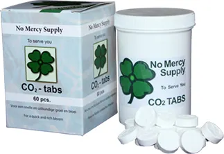 TABLETKI CO2 do uprawy roślin, NOMERCY, 60szt, 1szt/max 100L
