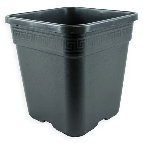 DONICZKA KWADRATOWA 6L, 21x21xh21.6cm, VEGA NERO
