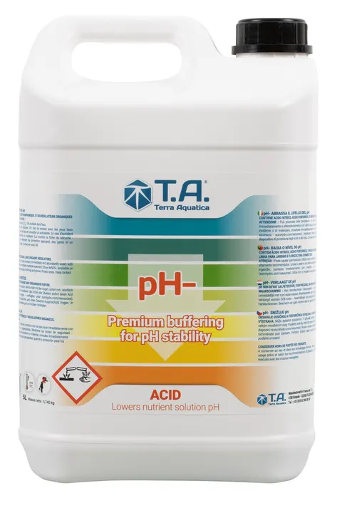!-PH DOWN, PŁYN, 10L, REGULATOR OBNIŻAJĄCY pH, TERRA AQUATICA - GHE