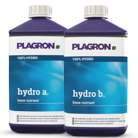 HYDRO A+B 2x1L, NAWÓZ DWUSKŁADNIKOWY DO HYDRO, PLAGRON