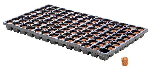 TACA + PODŁOŻE DO WYSIEWU - EAZY PLUG, 104szt. 50x28cm (kostka okrągła 25x25mm), easy plug