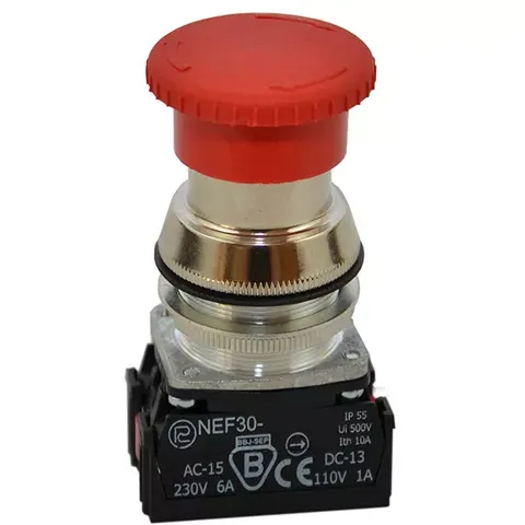 Przycisk NEF30-UDRXY czerwony; W0-NEF30-UDR XY C, PROMET