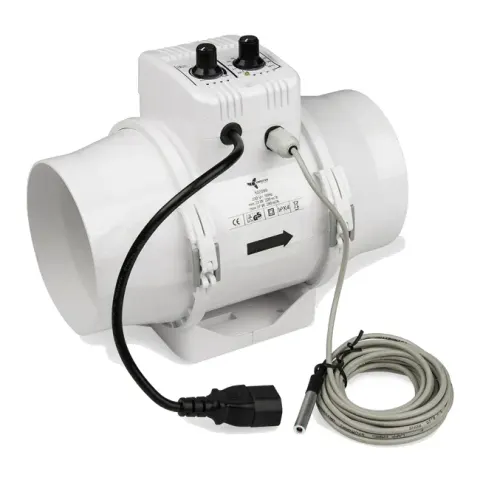 Wentylator Vents-group TTUN 100mm z regulacją mocy i temperatury 187m3/h*