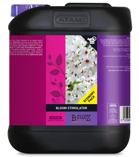 B'CUZZ BLOOM STIMULATOR 5L, STYMULATOR KWITNIENIA DO GLEBY, HYDRO, KOKOSU, ATAMI