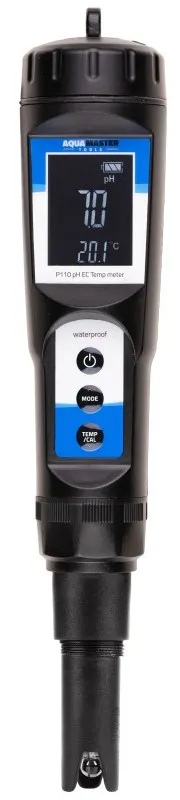 ELEKTRONICZNY MIERNIK pH, EC i TEMPERATURY - P110 Pro2 - kombo 3w1, AQUA MASTER TOOLS
