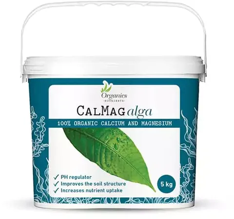 CALMAG ALGA 5KG - NATURALNY MAGNEZ I WAPŃ ORAZ WITAMINY Z ALG, REGULUJE PH, ORGANICS NUTRIENTS