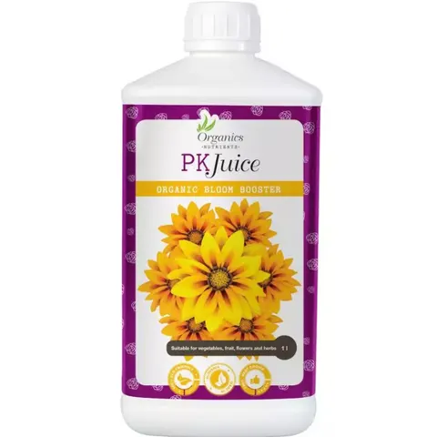 !-PK JUICE 1L, NAWÓZ / STYMULATOR KWITNIENIA, 70 WITAMIN, MINERAŁÓW I ENZYMÓW, ORGANICS NUTRIENTS
