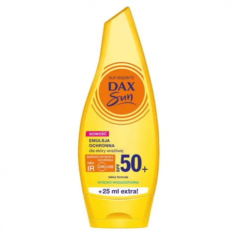 DAX SUN Emulsja ochronna do skóry wrażliwej SPF 50, 175 ml