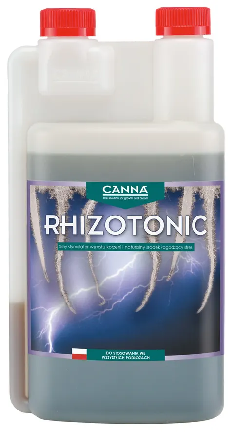 RHIZOTONIC 1L, ULEPSZONA FORMUŁA, STYMULATOR WZROSTU KORZENI, UKORZENIACZ, CANNA
