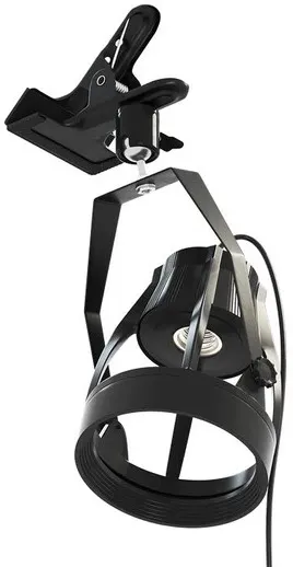 OPRAWA NA KLIPS DO ŻARÓWEK LED, GWINT E27, KOLOR CZARNY, VERTICANA