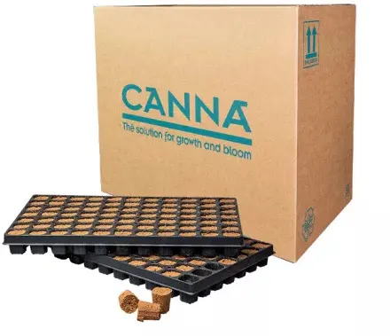 TACA + PODŁOŻE DO WYSIEWU - CANNA ROOTPLUGS 77szt. 51x31cm ( kostka 40x40xh48mm) eazy plug, root riot