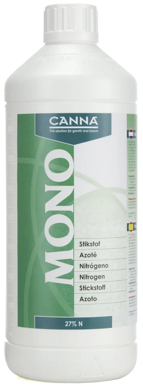MONO N 18% 1L, AZOT W PŁYNIE, NAWÓZ DODATKOWY, CANNA
