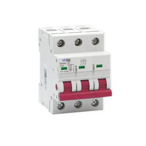 Rozłącznik izolacyjny modułowy 3P 63A, EBS9G; 490600, LC TEC