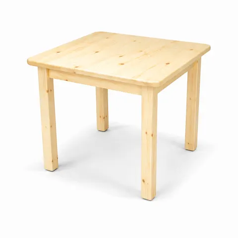 Stół Kwadratowy 80x80 Sosna Drewniany