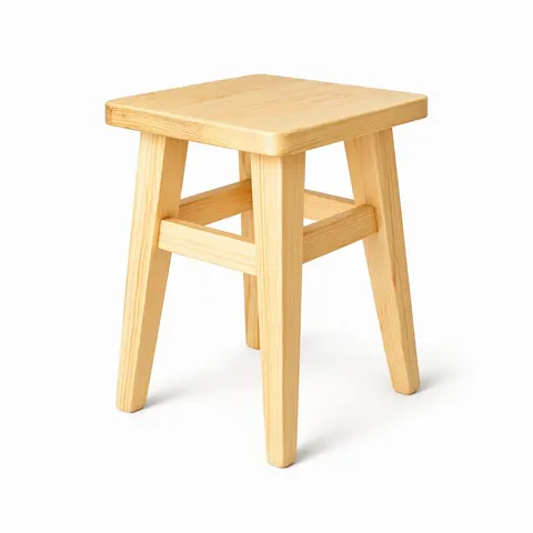 Taboret Kwadrat Sosna