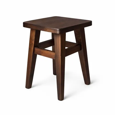 Taboret Kwadrat Orzech