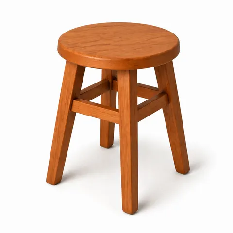 Taboret Okrągły Olcha