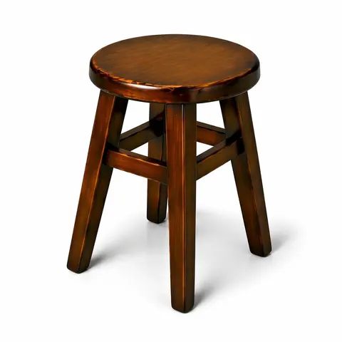 Taboret Okrągły Dąb