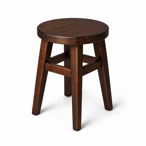 Taboret Okrągły Orzech