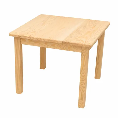 Stolik 50x50 Drewniany Sosnowy Mini Sosna