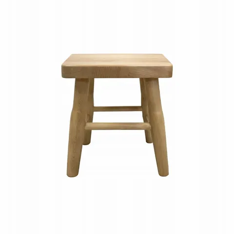 Taboret Bukowy 30 Kwadrat Buk