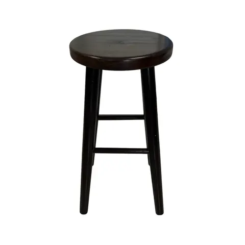 Taboret Bukowy 60 Okrągły Orzech