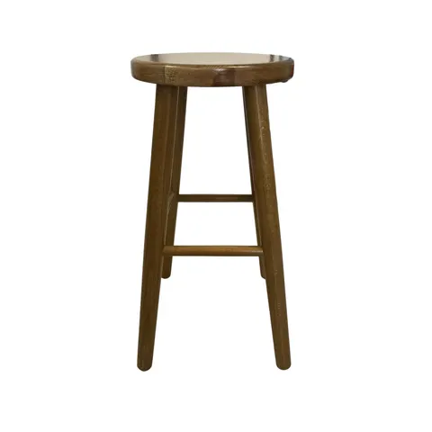 Taboret Bukowy 70 Okrągły Dąb