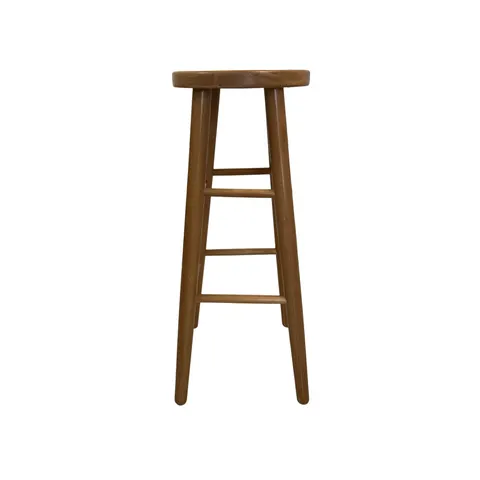 Taboret Bukowy 80 Okrągły Olcha