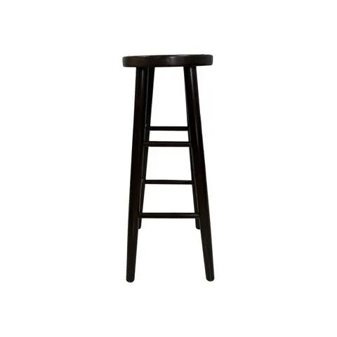 Taboret Bukowy 80 Okrągły Orzech